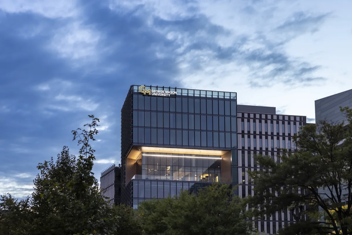 George Mason University, FUSE building, Mason Square, Arlington VA.
