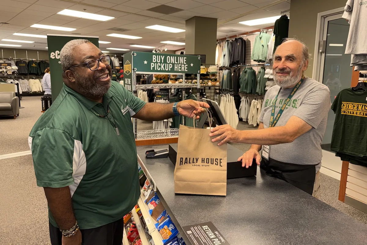 Mason Square staff members making purchase during the ribbon cutting ceremonies and enjoy a 20% off discount.