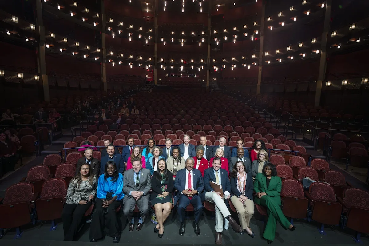 The Virginia House Appropriations Committee held their annual retreat in the Life Sciences and Engineering Building.