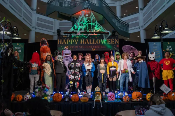 Students participated in the second Halloweek costume contest.
