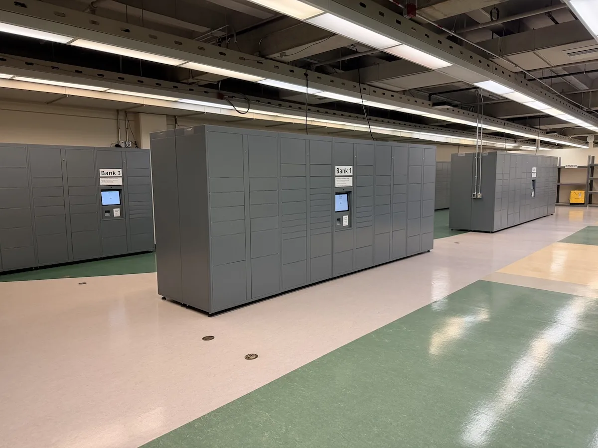 More than 8 smart lockers were installed over the summer before the new academic year begins soon