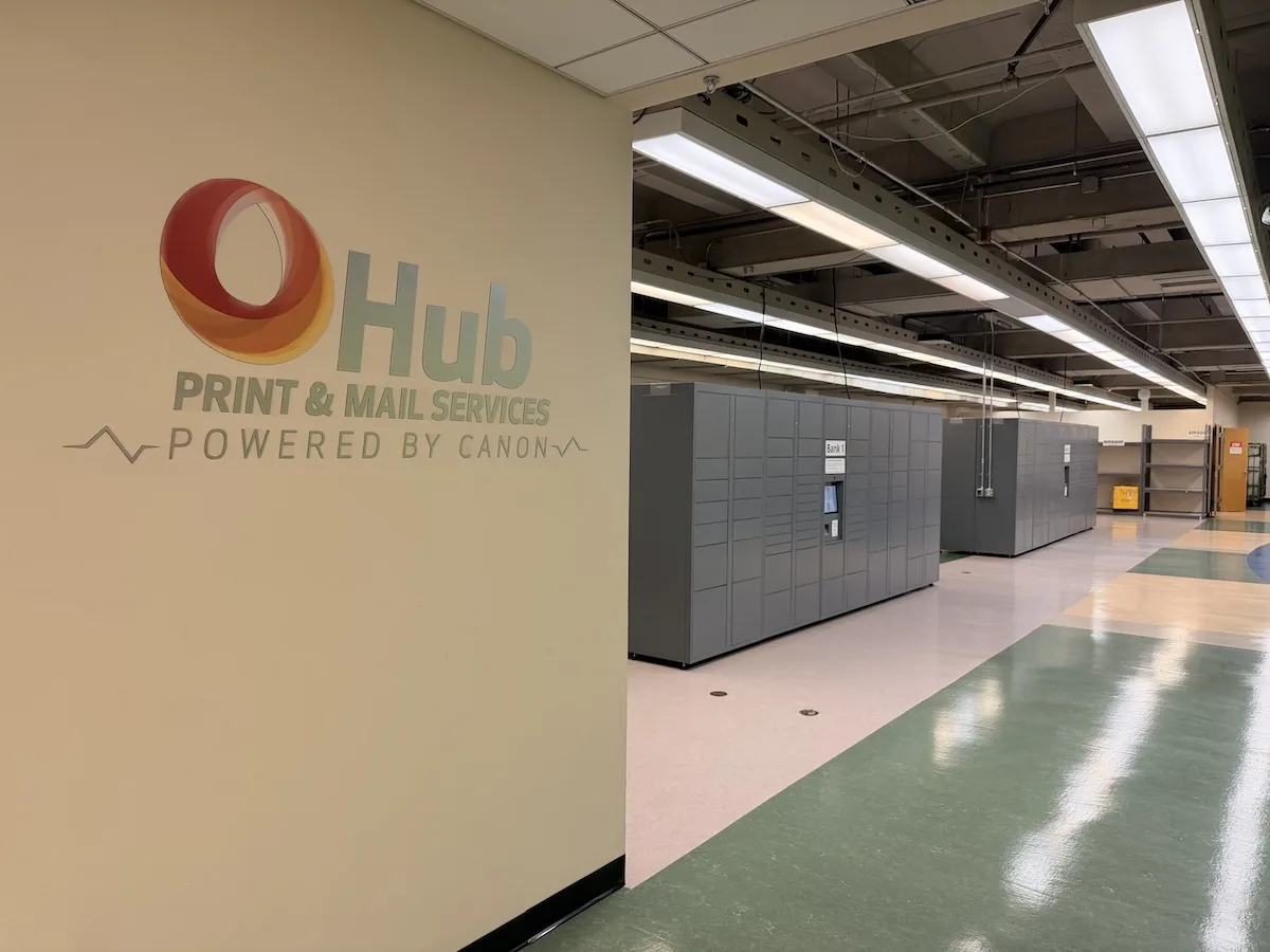 New smart lockers installed