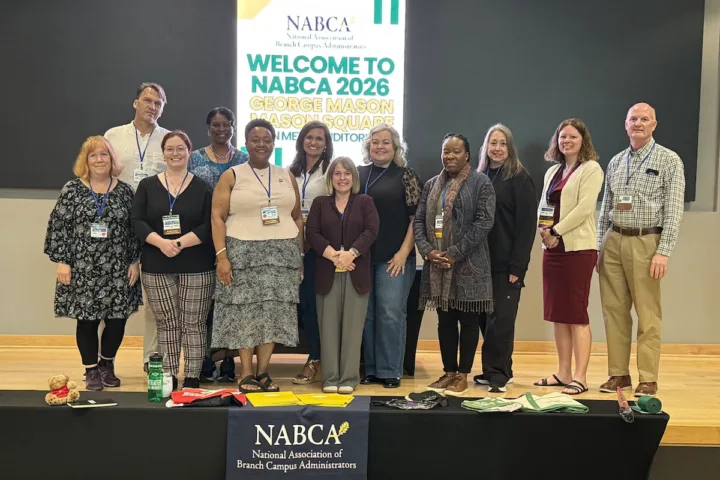 Photo of the attendees of the National Association of Branch Campus Administrators conference at Mason Square
