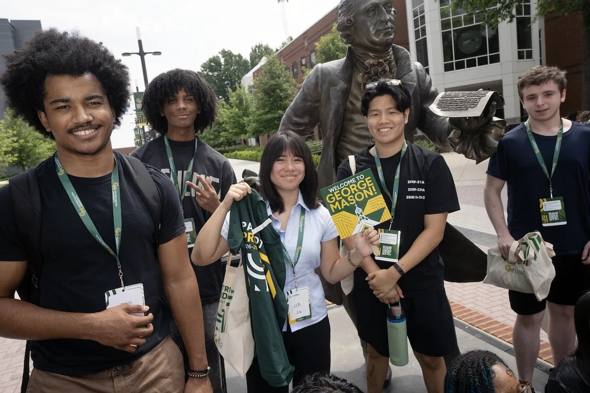 Students showcased their orientation swags.