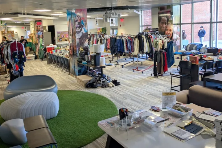 Patriot Packout Location provides ample space with a great selection of recycled goods.