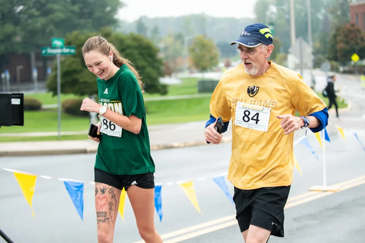 George Mason brings the community together for a 5K run and mile walk for the Mason Thriving Together 5K
