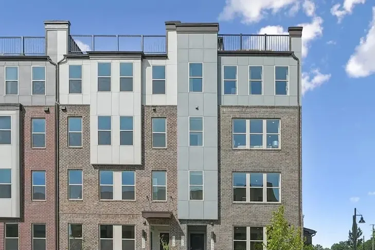 Townhomes near SciTech Campus offering affordable housing options for faculty and staff members.