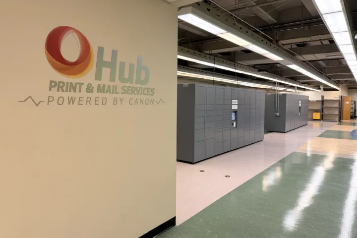 Smart lockers make easy to students to retrieve packages